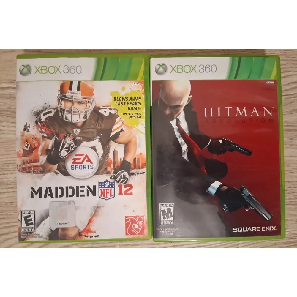 Lot Of 6 Xbox 360 Video Games Pre-owned Untested Sports and Shooter Games